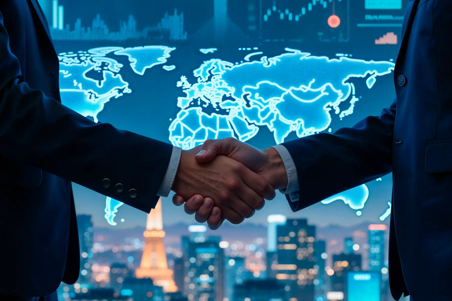 Image showing collaboration and partnership, key to successful AI implementation support.